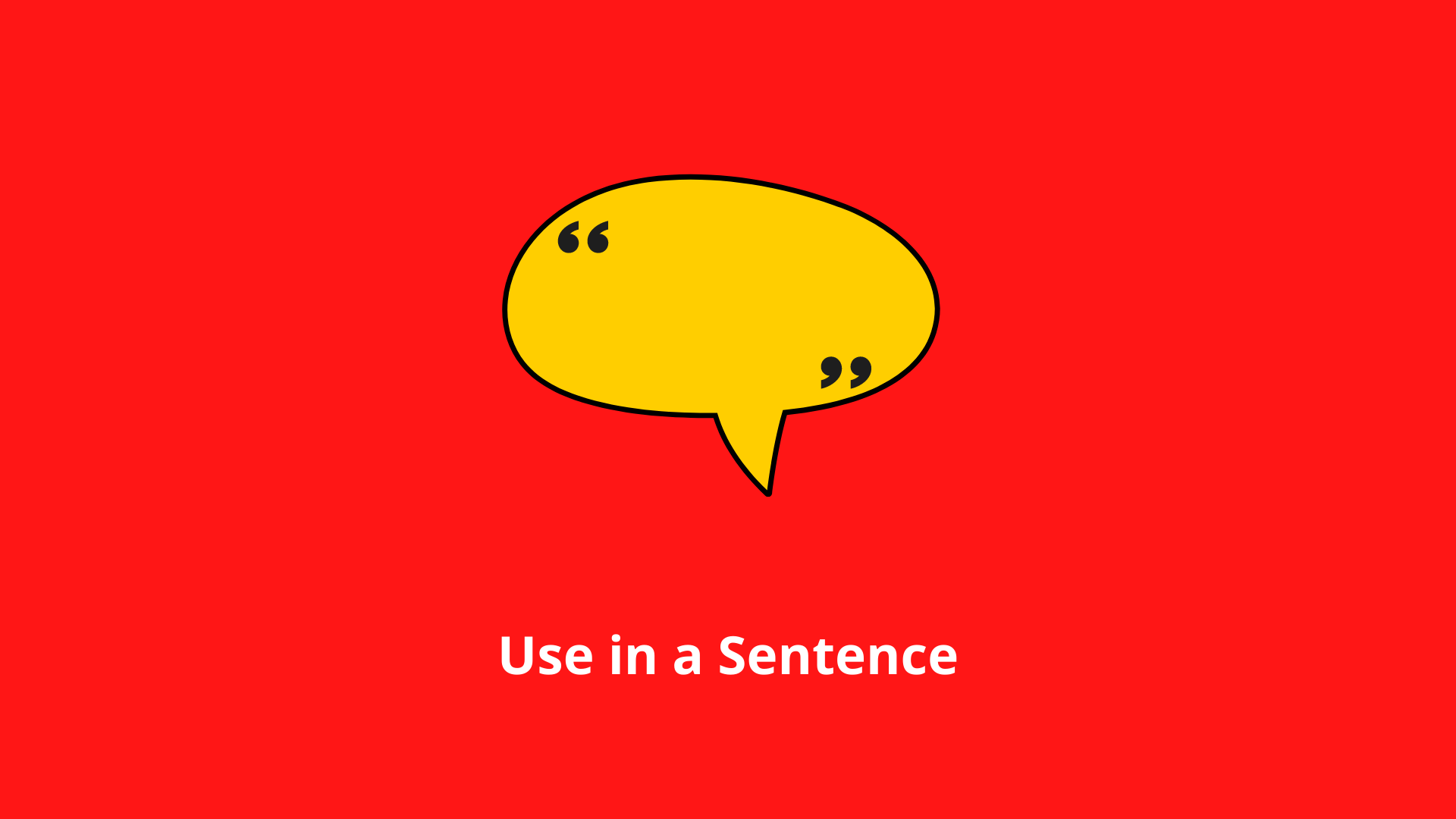 Use in a sentence