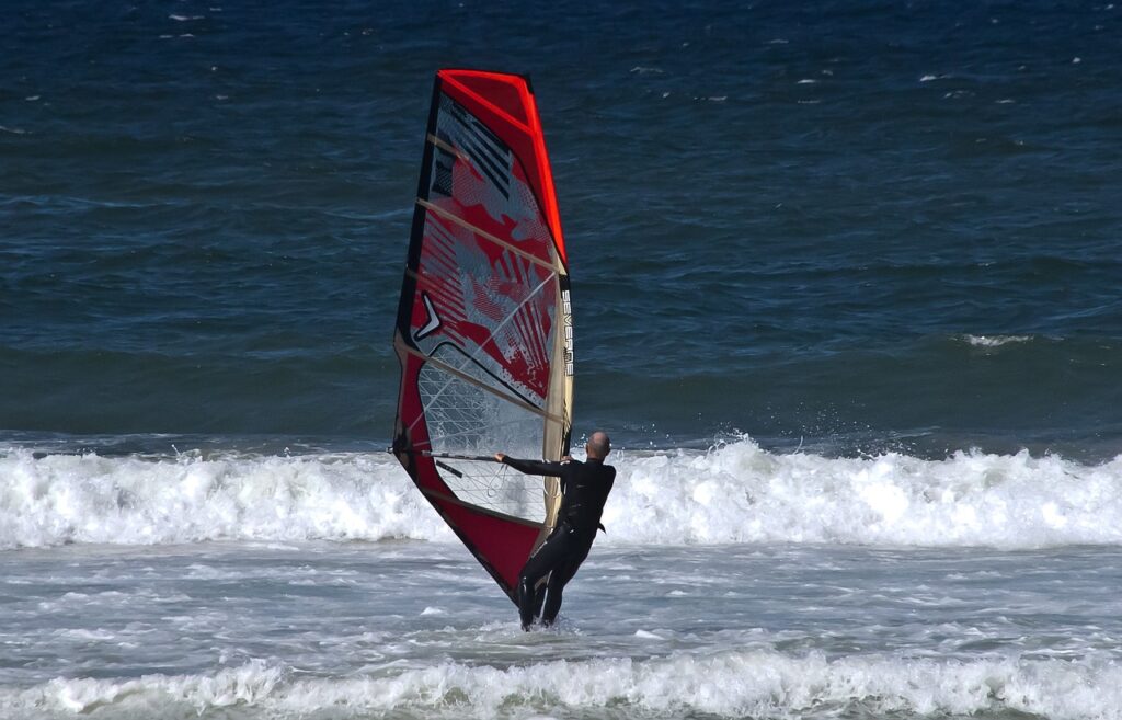 wind surfer surfer man sport sail 425052