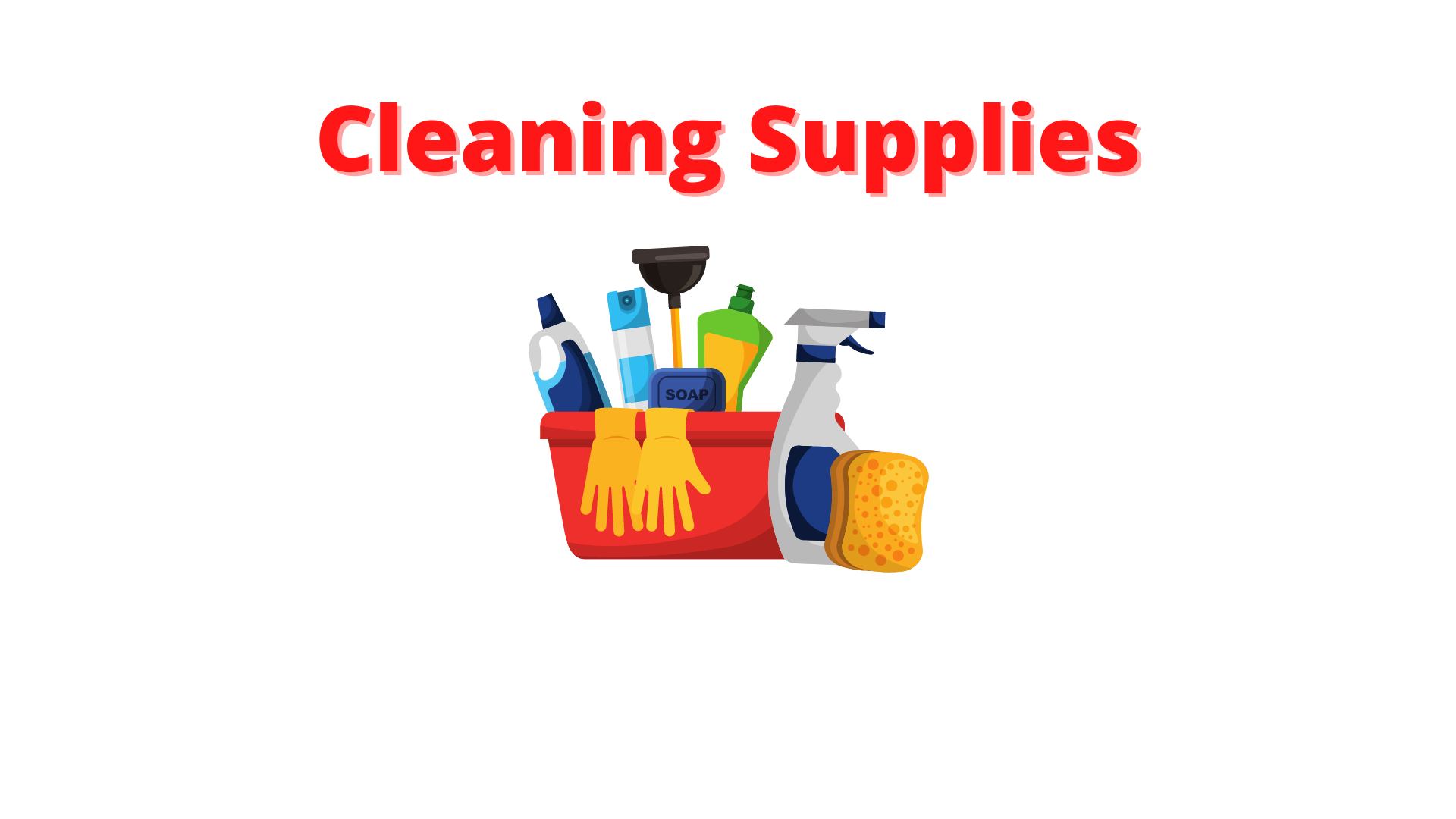 Cleaning Supplies